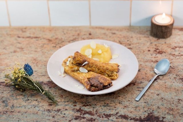 Pain perdu roulé choco-noisettes de @Chloe_Penderie